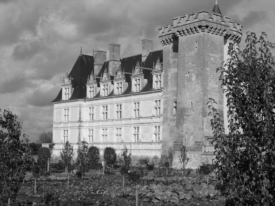 Château de Villandry : Façade ouest, vue générale