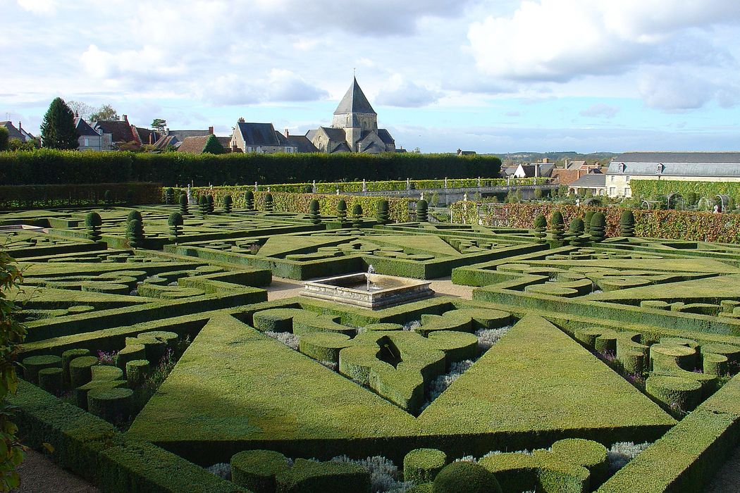 Château de Villandry : Jardin, vue générale