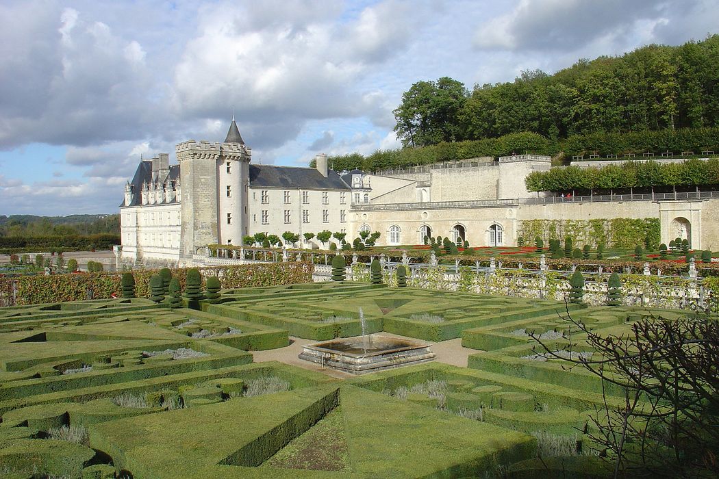 Château de Villandry : Jardin, vue générale