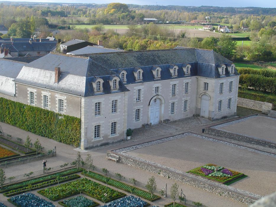 Château de Villandry : Communs, ensemble sud-est, vue générale