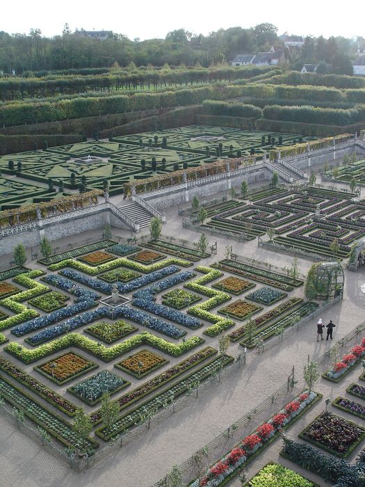 Château de Villandry : Jardin, vue générale