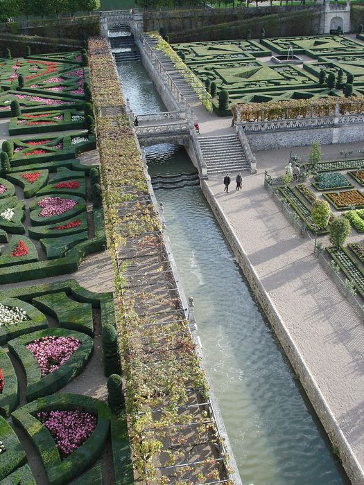 Château de Villandry : Jardin, vue partielle