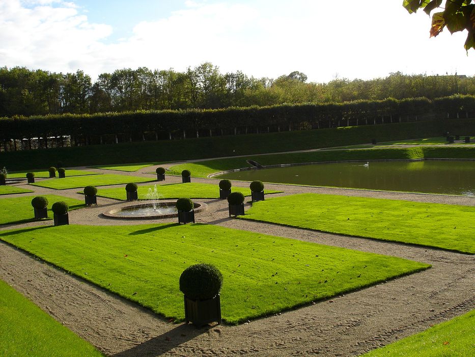 Château de Villandry : Jardin, vue partielle