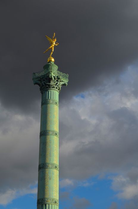 Colonne commémorative dite Colonne de Juillet, vue partielle