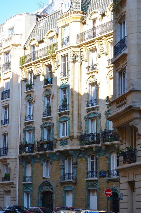 Immeuble Les Chardons : Façade sur rue, vue générale