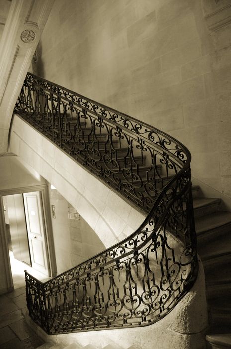 Hôtel Donon : Escalier d'honneur, vue générale