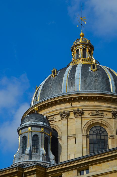 Palais de l'Institut (ancien collège des Quatre-Nations) : Dôme, vue partielle