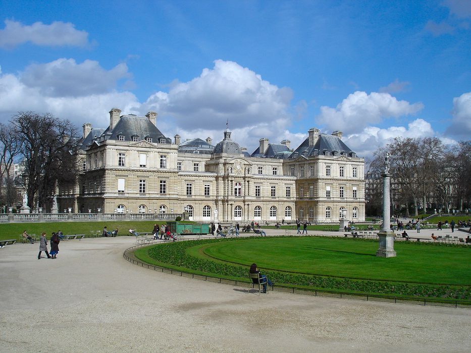 Palais du Luxembourg, actuellement Sénat : Façade sud, vue générale