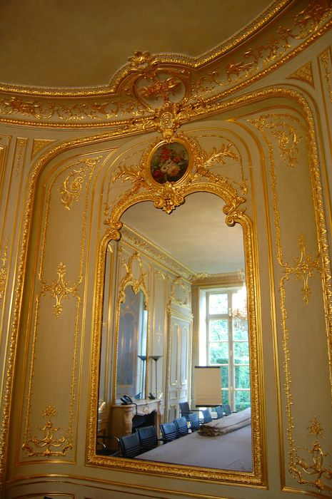 Hôtel de Pomereu : Salon, vue partielle du décor