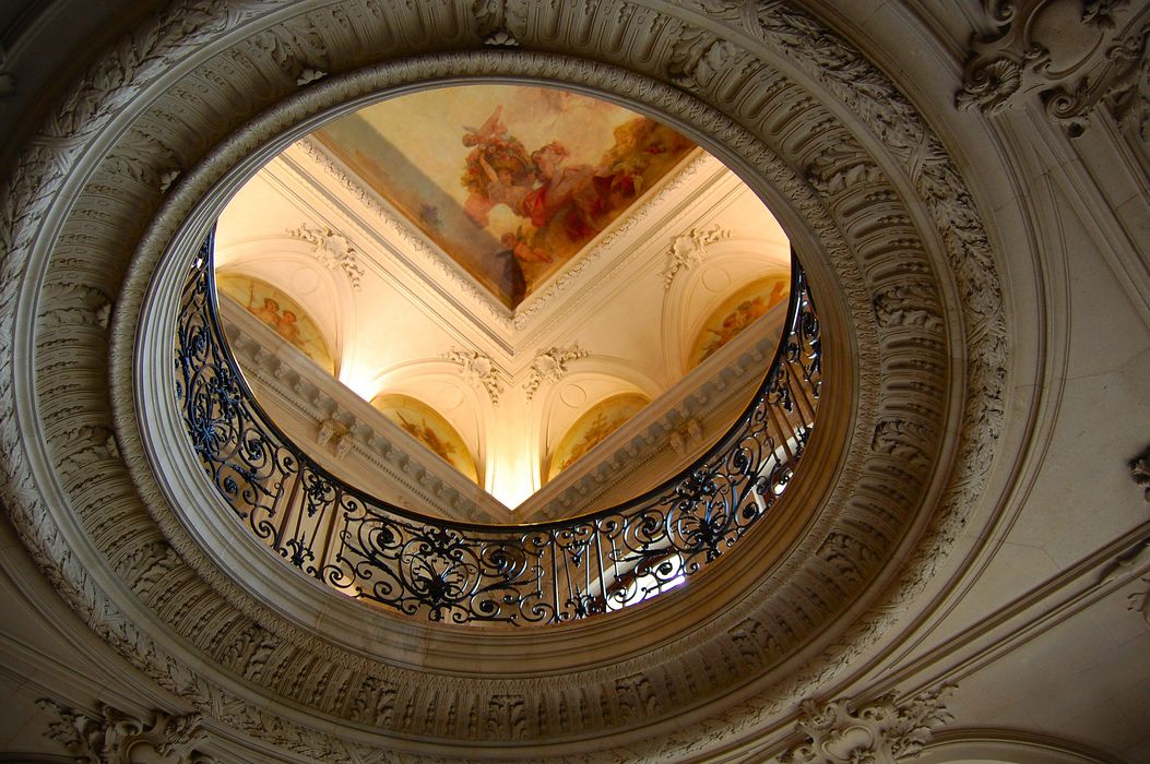 Hôtel de Pomereu : Vestibule, vue partielle