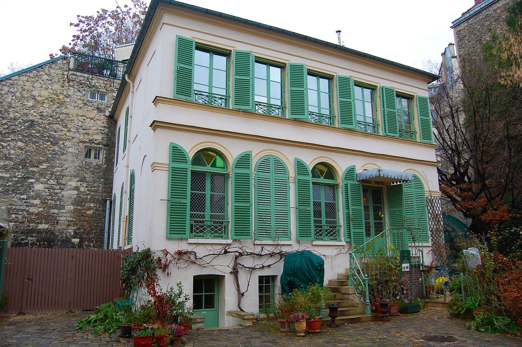 Hôtel Renan-Scheffer : Façades sud et ouest, vue générale