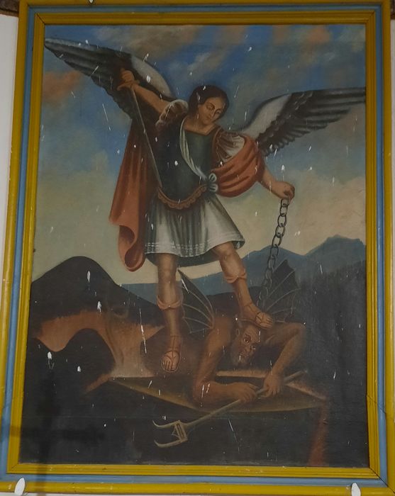 tableau : Saint Michel terrassant le dragon