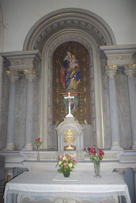 retable latéral nord, statue : Vierge à l'Enfant - © Ministère de la Culture (France), Médiathèque du patrimoine et de la photographie, diffusion RMN-GP