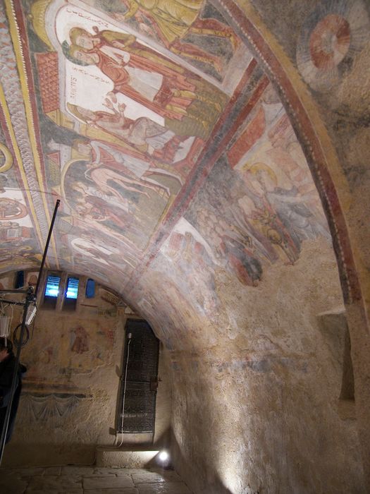 Ancienne église abbatiale : Peintures monumentales, vue partielle