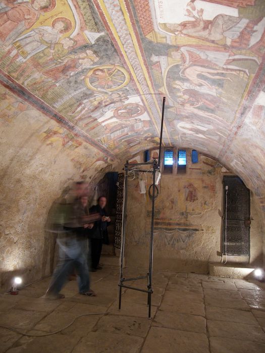 Ancienne église abbatiale : Peintures monumentales, vue partielle