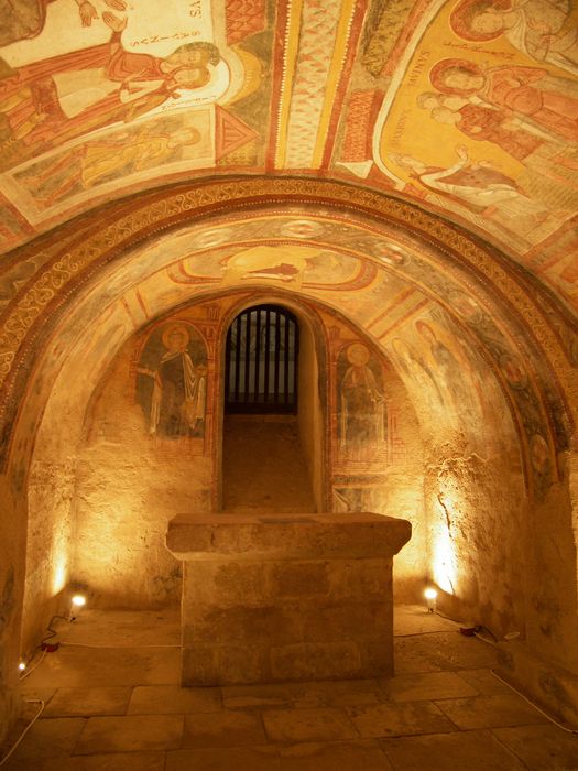 Ancienne église abbatiale : Peintures monumentales, vue partielle