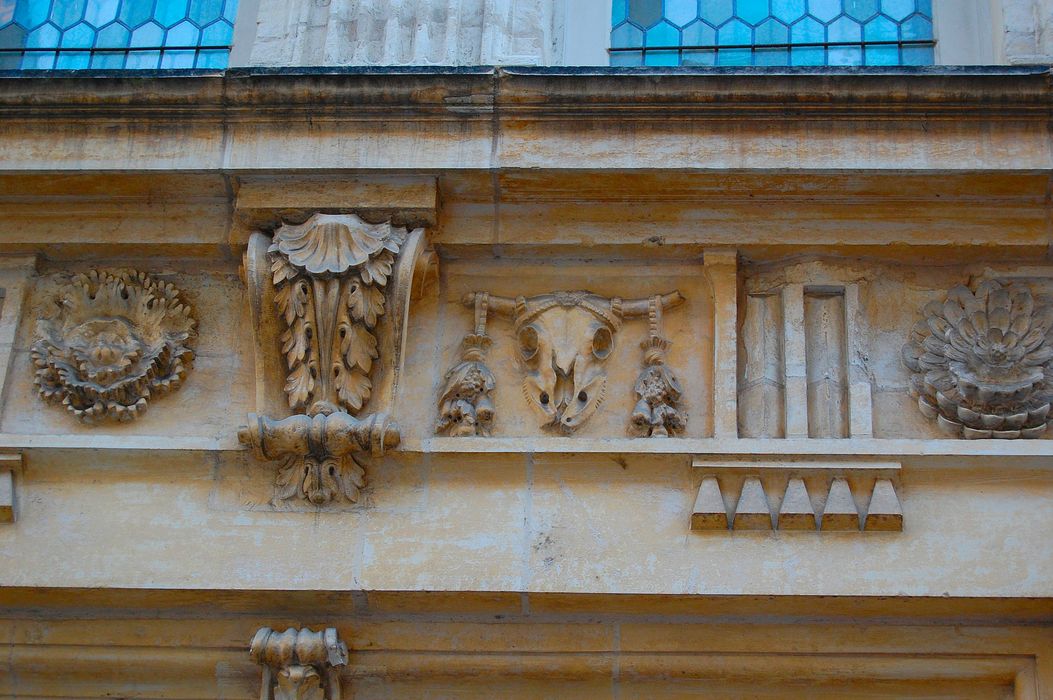 Hôtel Pélisson (ancien) : Façade sur rue, détail