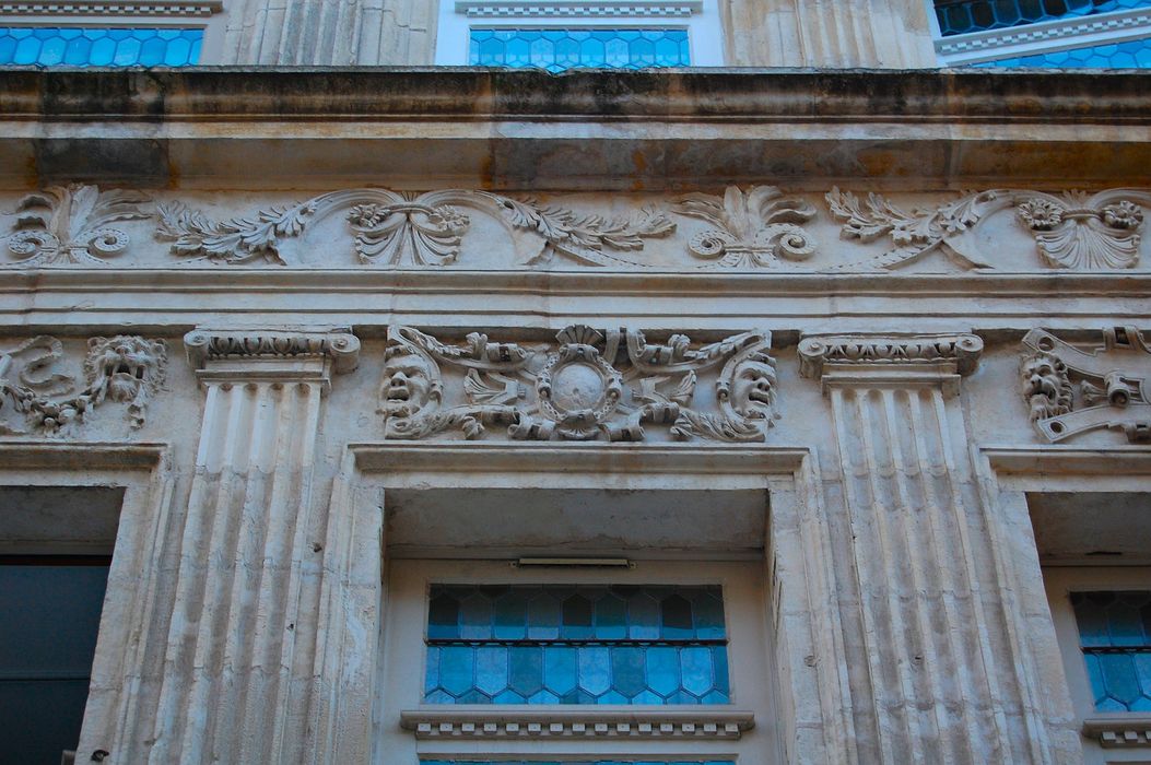 Hôtel Pélisson (ancien) : Façade sur rue, détail