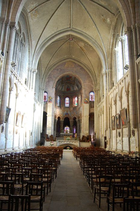 Eglise Saint-Porchaire : Nef, vue générale