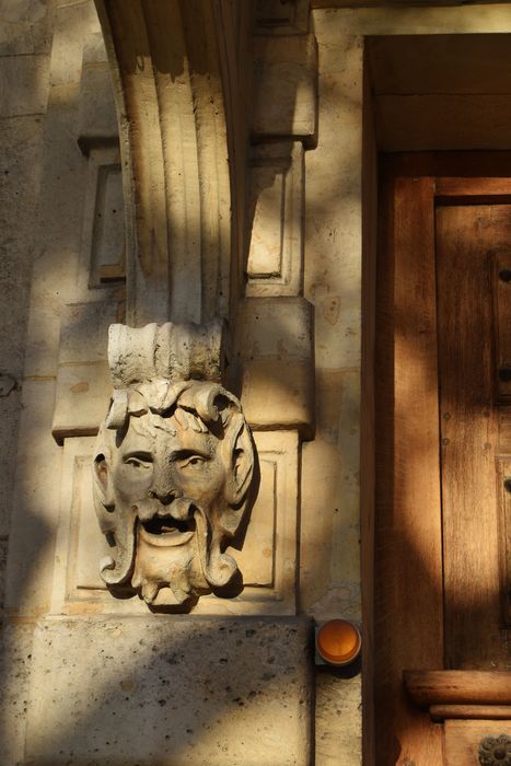 Hôtel Lefebure de la Malmaison : Portail d'accès sur rue, détail