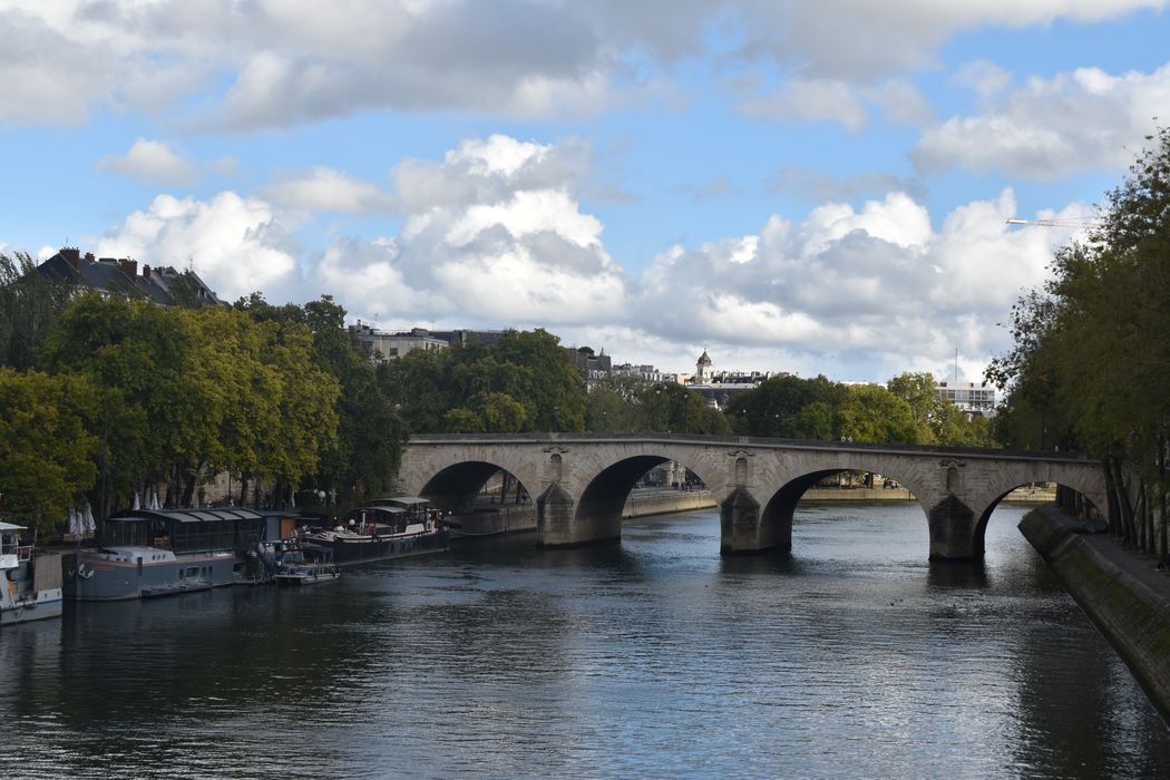 Pont Marie : Vue générale depuis l'aval