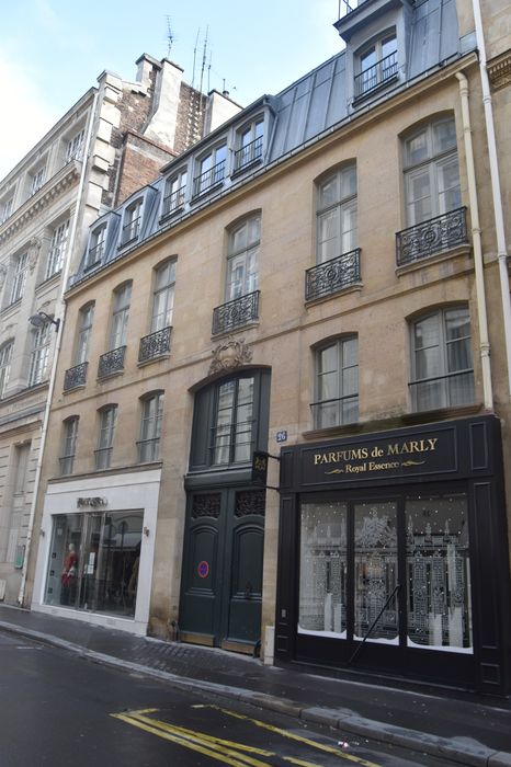 Ancien hôtel Tannevot : Façade sur rue, vue générale