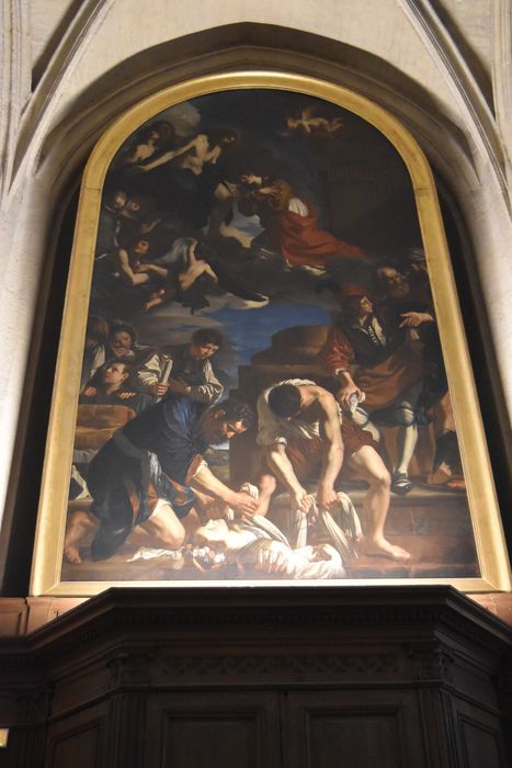 tableau : Martyre de sainte Pétronille (le)