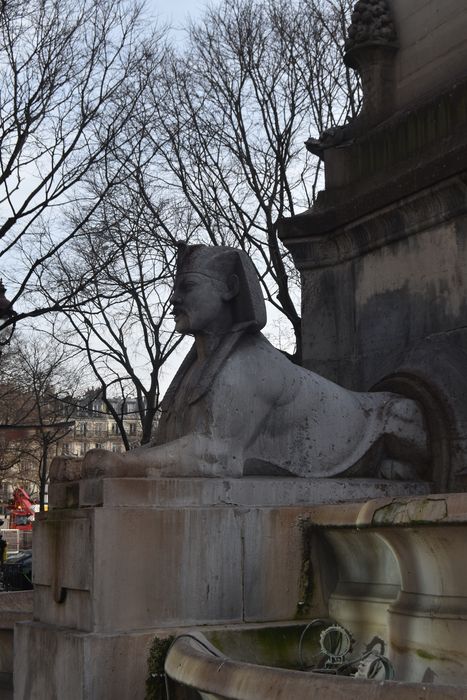 Fontaine du Palmier, vue partielle