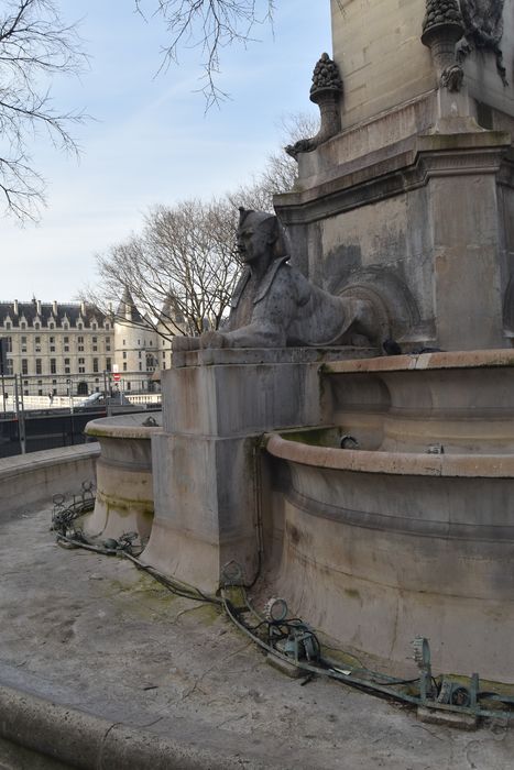 Fontaine du Palmier, vue partielle