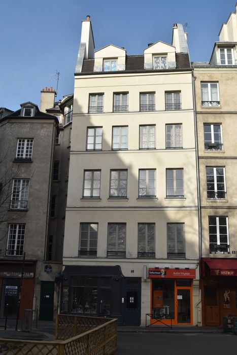 Immeuble du n°3 : Façade sur rue, vue générale