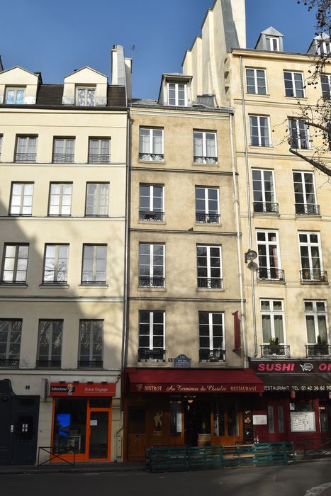 Immeuble du n°5 : Façade sur rue, vue générale