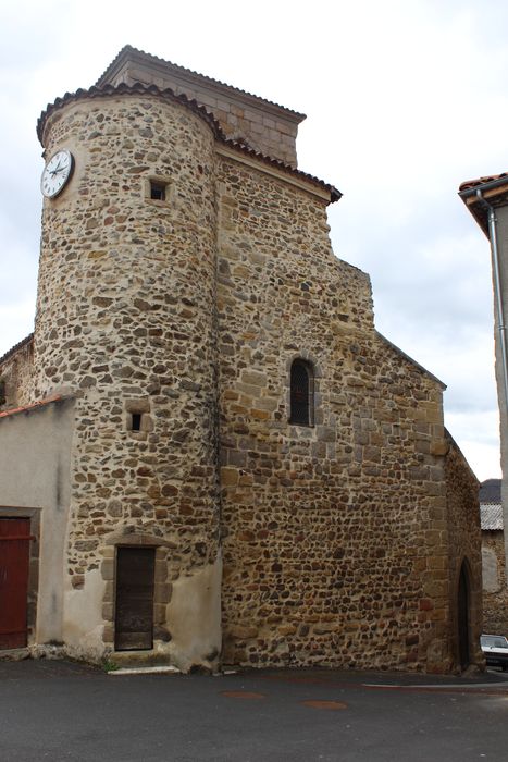 Eglise Saint-Géraud : Façade occidentale, vue générale