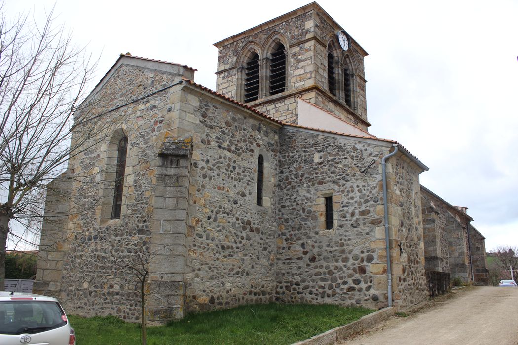 Eglise de Flat : Ensemble nord-est, vue générale