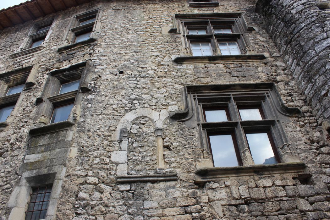 Hôtel d'Arlempdes : Façade sur rue, vue partielle