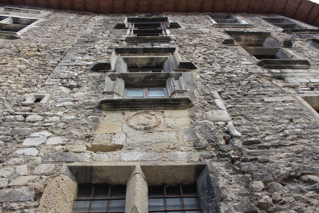 Hôtel d'Arlempdes : Façade sur rue, vue partielle