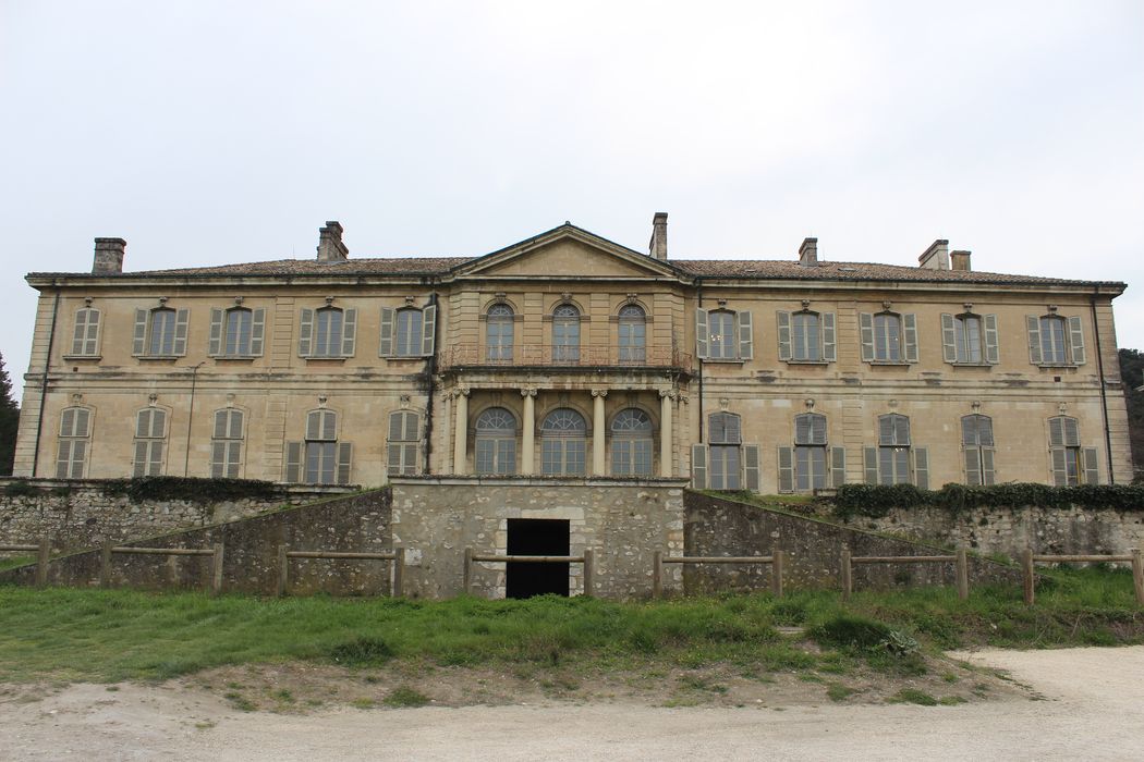 Evêché (ancien) : Façade est, vue générale