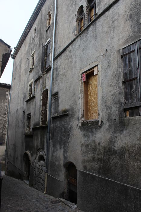 Maison Mompar : Façade latérale sud, vue partielle