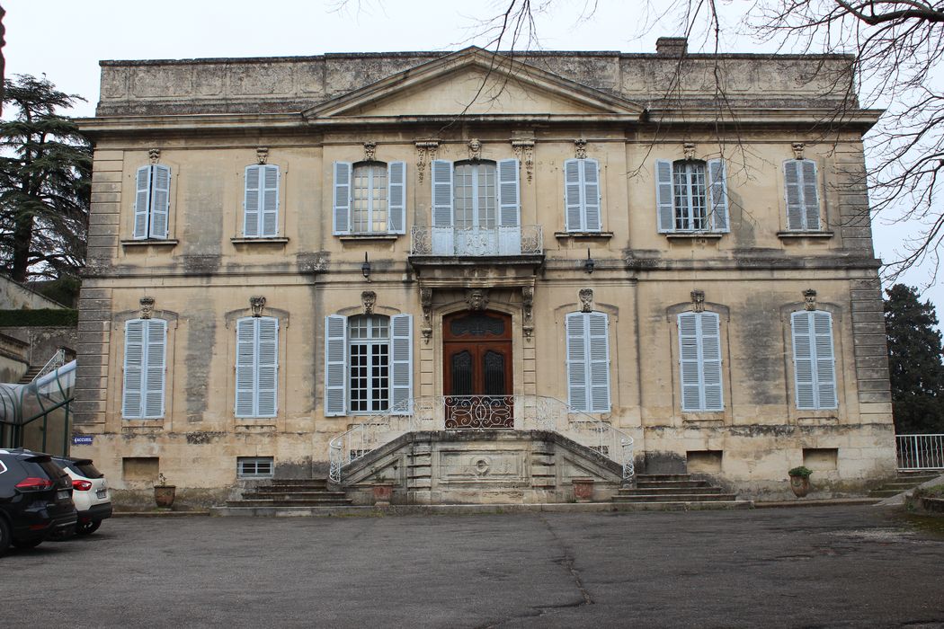 Hôtel de Roqueplane : Façade ouest, vue générale