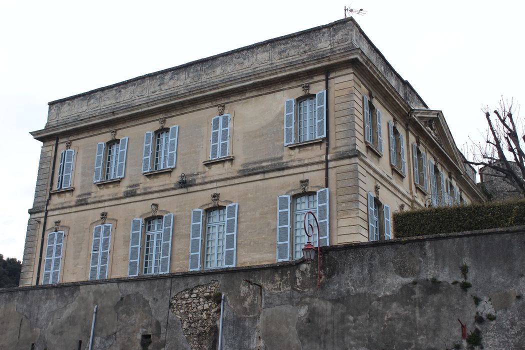 Hôtel de Roqueplane : Façades sud et est, vue partielle