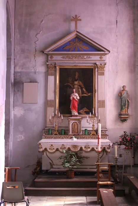 retable latéral sud, tableau : Saint Ignace d'Antioche