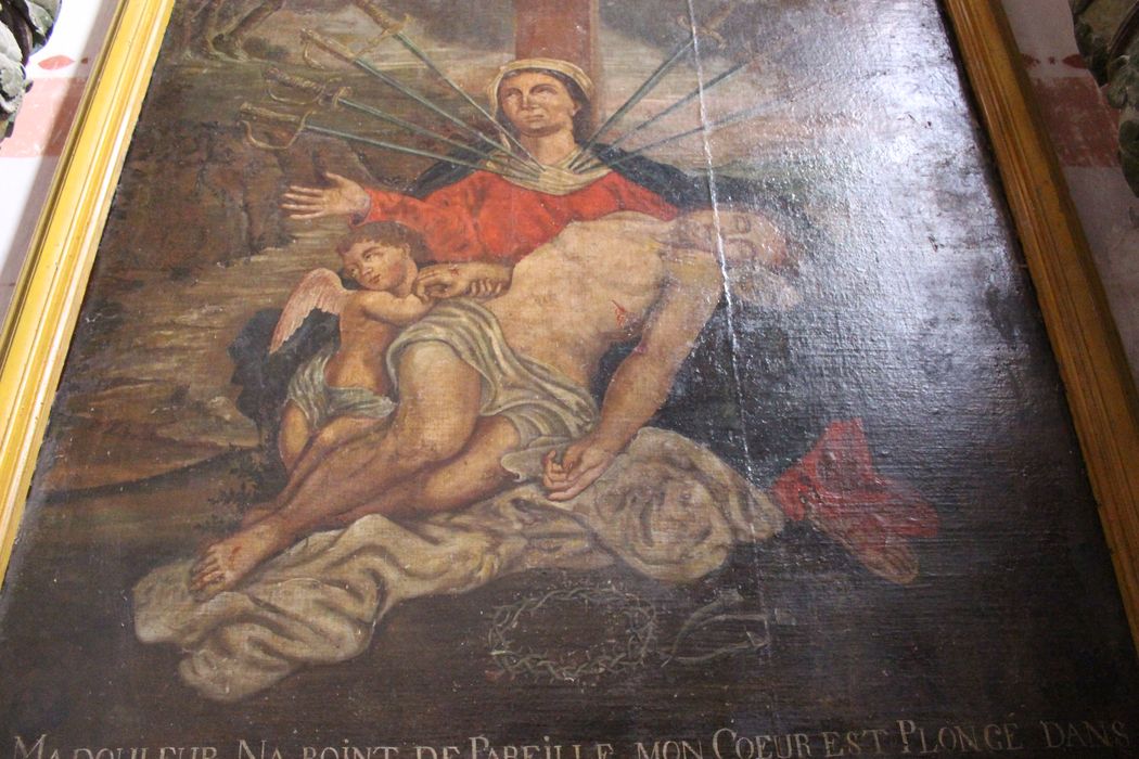 tableau : Notre-Dame des Sept Douleurs, vue partielle