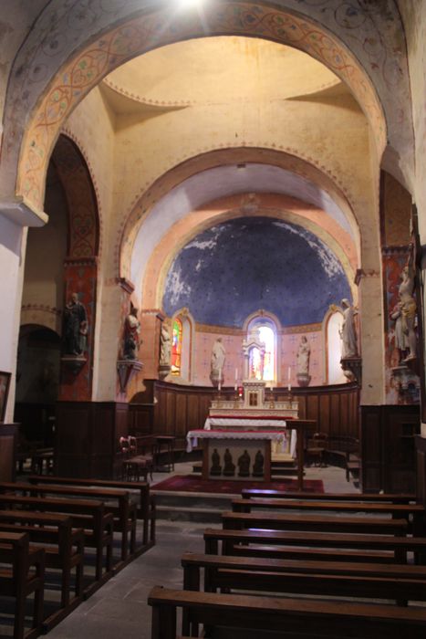 Eglise Saint-Pourçain : Nef, vue générale