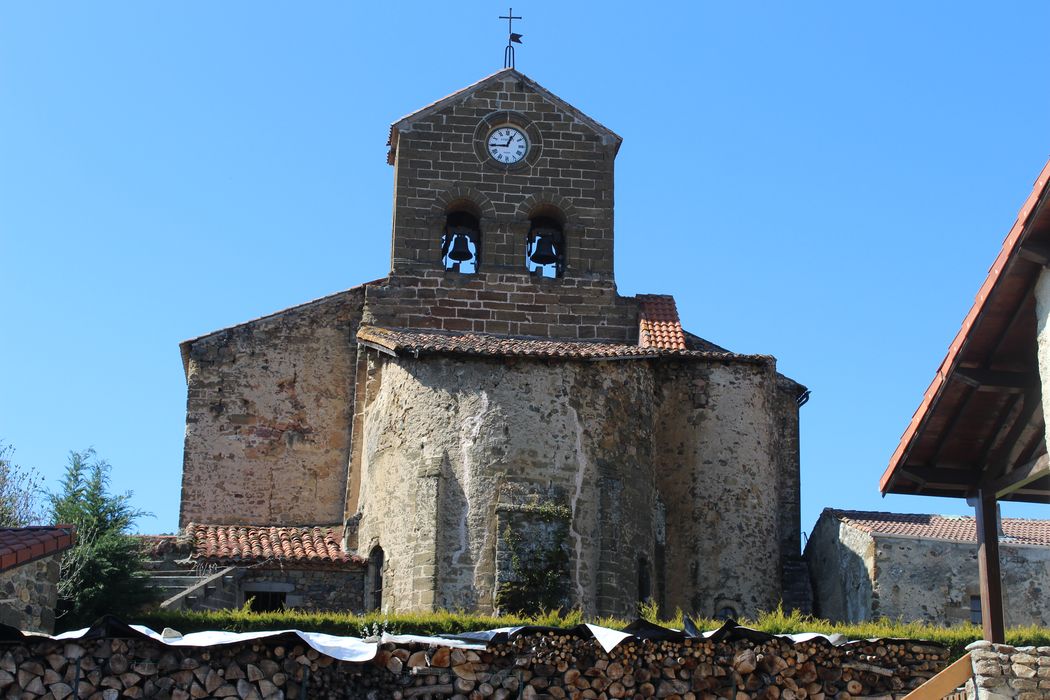 Eglise Saint-Privat de Reilhac : Chevet, vue générale