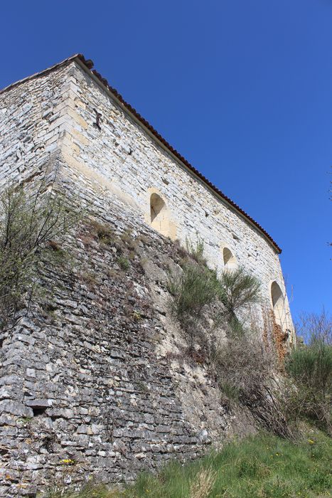 Eglise Saint-Félix : Façade latérale est, vue générale