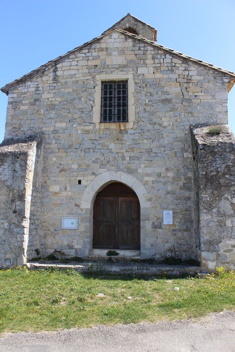 Chapelle Saint-Didier : Façade ouest, vue générale