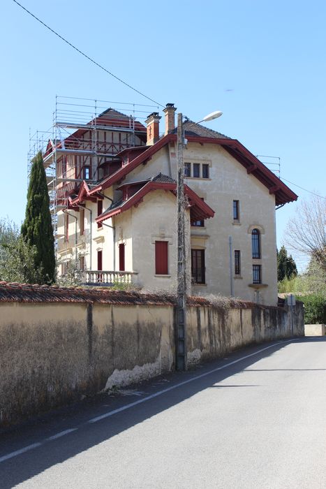 Villa Sestier : Façades sud et est, vue partielle