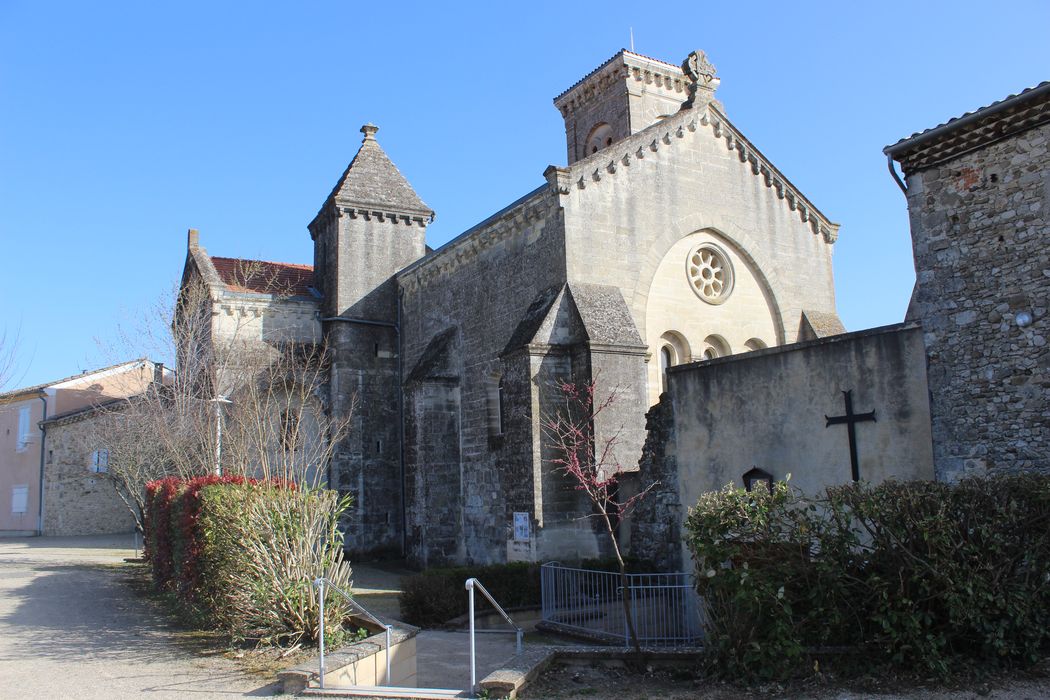 Abbaye Sainte-Anne : Eglise, ensemble nord-ouest, vue partielle