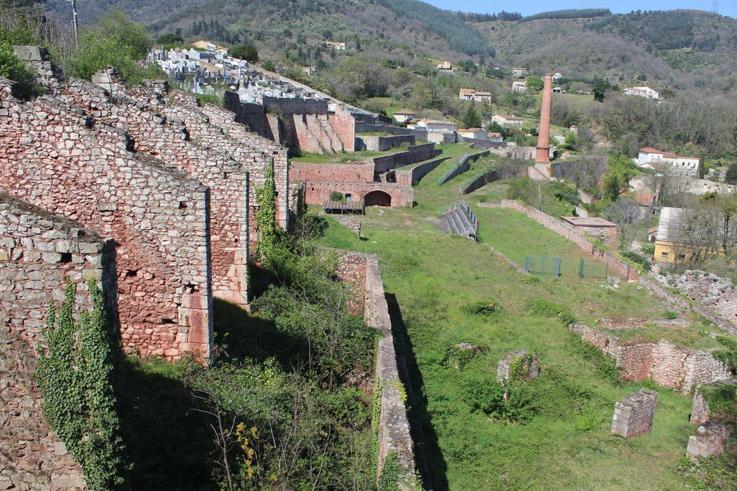 Vestiges de l'ancienne fonderie : Vue générale du site