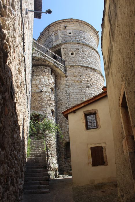 Château : Tour sud, vue partielle