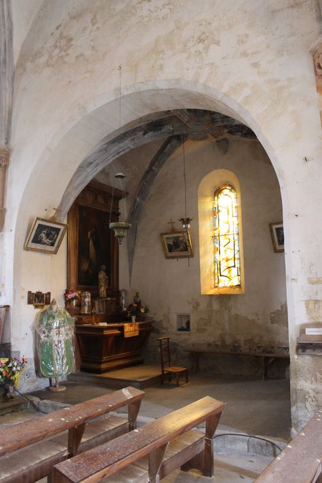 Eglise de Courtesserre : Chapelle sud, vue générale